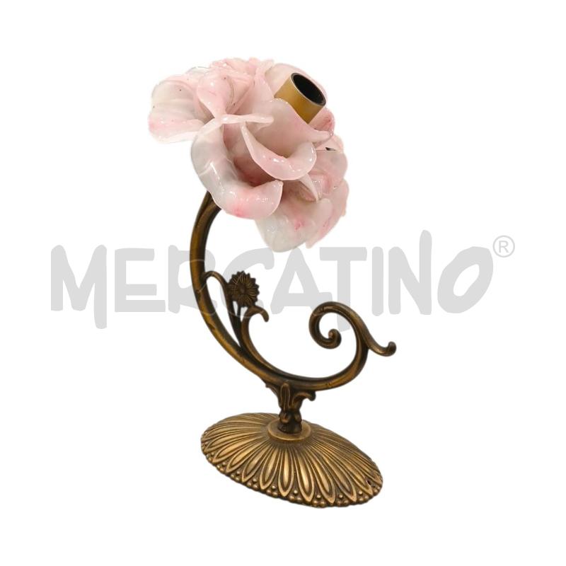 APPLIQUE PETALI VETRO ROSÈ  | Mercatino dell'Usato Salerno fratte 1