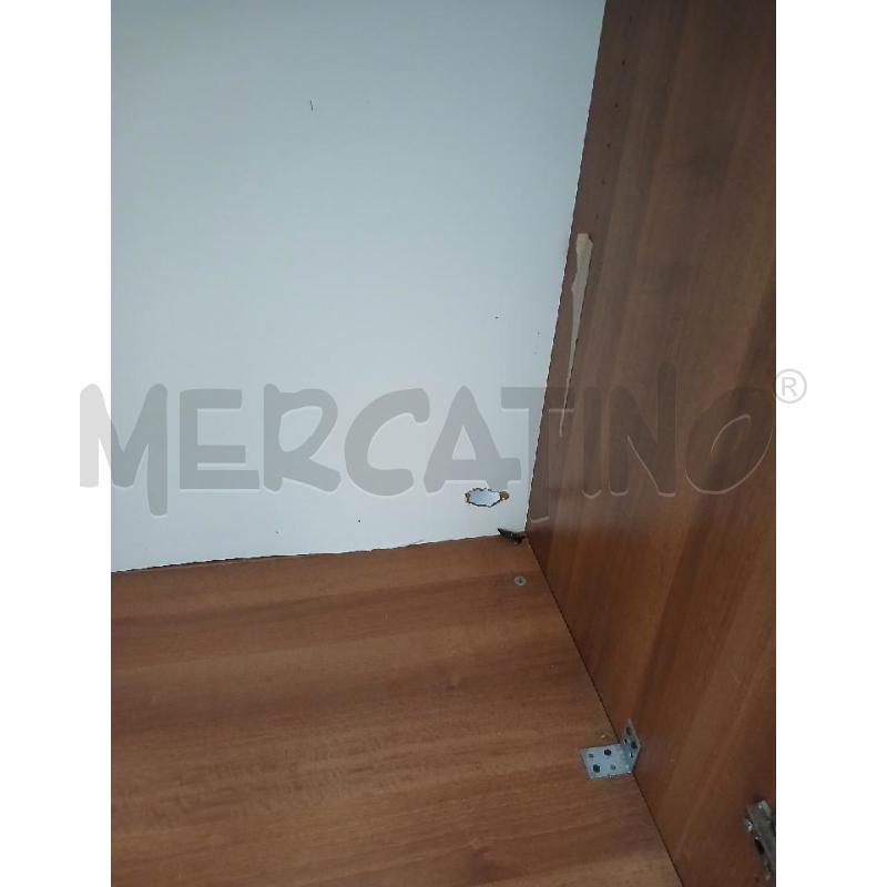 ARMADIO 2 ANTE PIN UP AZZURRO LEGNO | Mercatino dell'Usato Salerno fratte 4