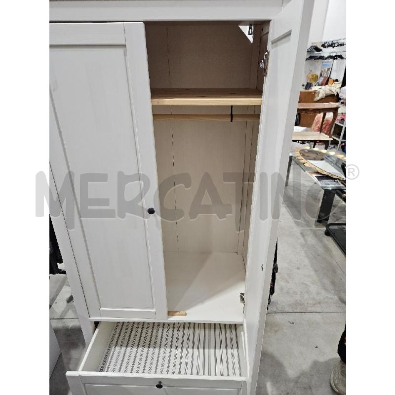 ARMADIO SUNDVIK BIANCO 80 X 50 X 171  | Mercatino dell'Usato Salerno fratte 2