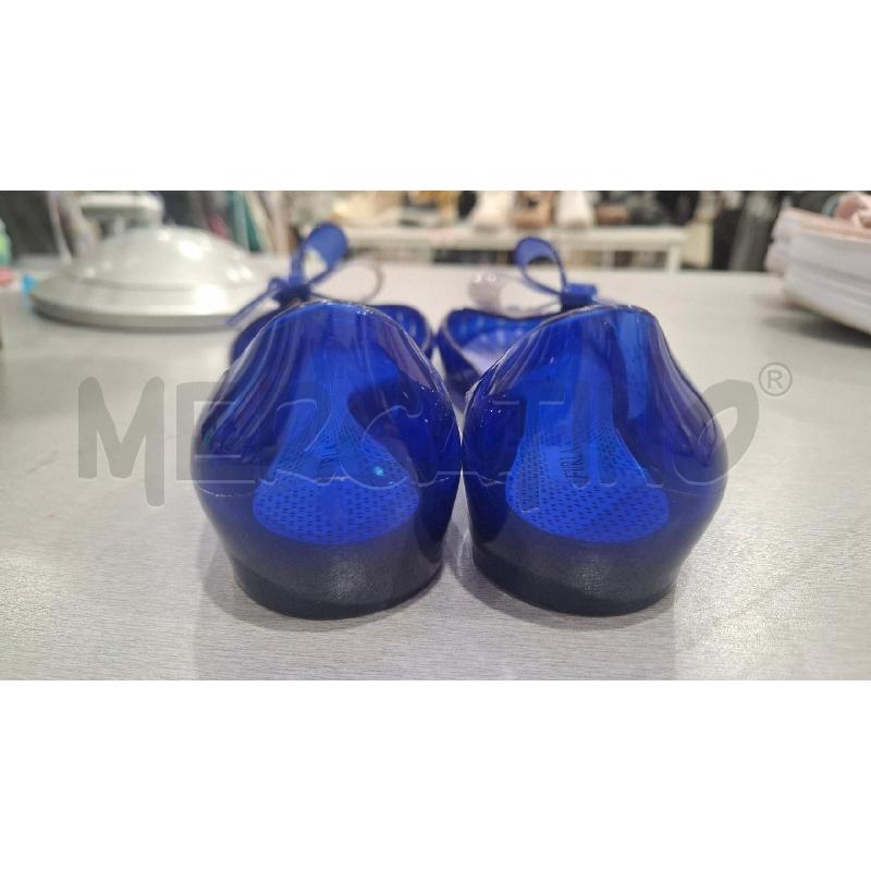 BALLERINA FURLA GELATINA BLU ELETTRICO FIOCCO | Mercatino dell'Usato Salerno fratte 3