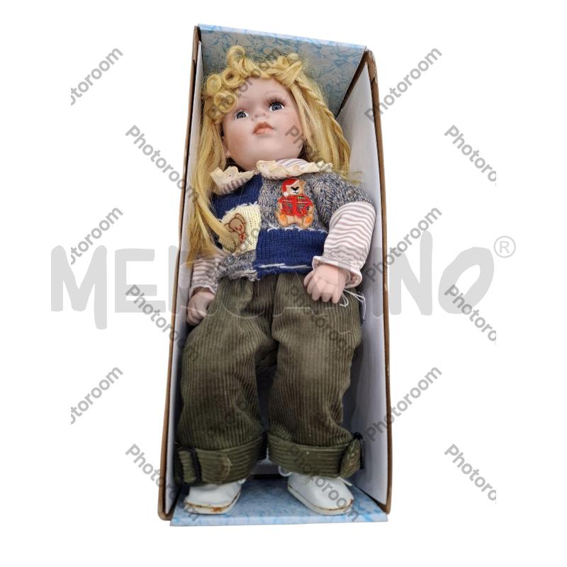 BAMBOLA PORCELLANA H 40 CM CIRCA | Mercatino dell'Usato Salerno fratte 1