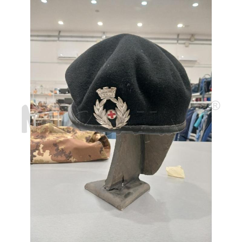 BASCO MILITARE NERO BOINA ORIGINAL TG.58 | Mercatino dell'Usato Salerno fratte 3