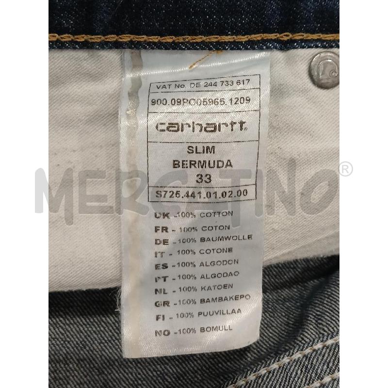 BERMUDA UOMO CARHARTT JEANS | Mercatino dell'Usato Salerno fratte 3