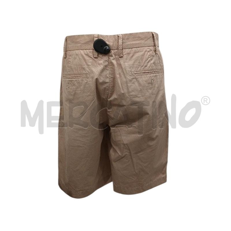 BERMUDA UOMO CONBIPEL BEIGE FANTASIA ROSSA CROCI TG. 46 | Mercatino dell'Usato Salerno fratte 2