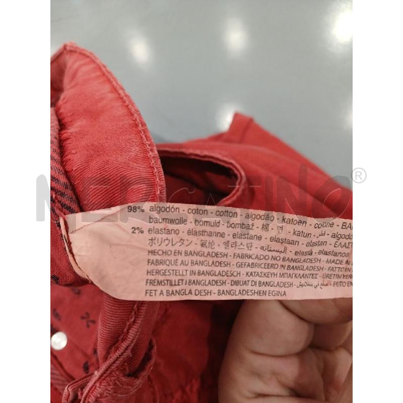 BERMUDA UOMO ZARA ROSSO TG. 40 | Mercatino dell'Usato Salerno fratte 4