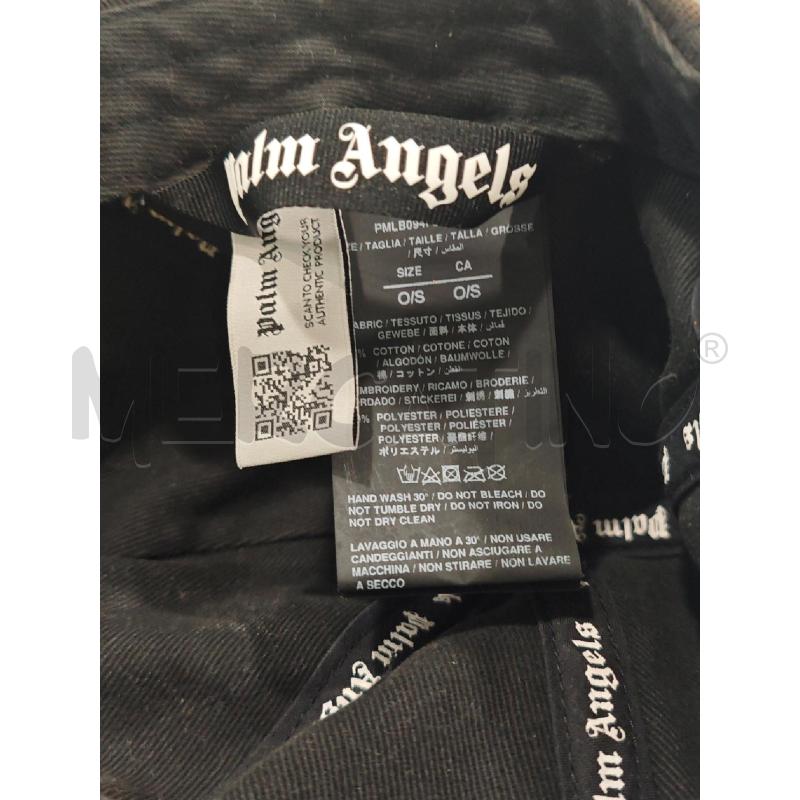 BERRETTO PALM ANGELS MARRONE EFFETTO WASHED | Mercatino dell'Usato Salerno fratte 3