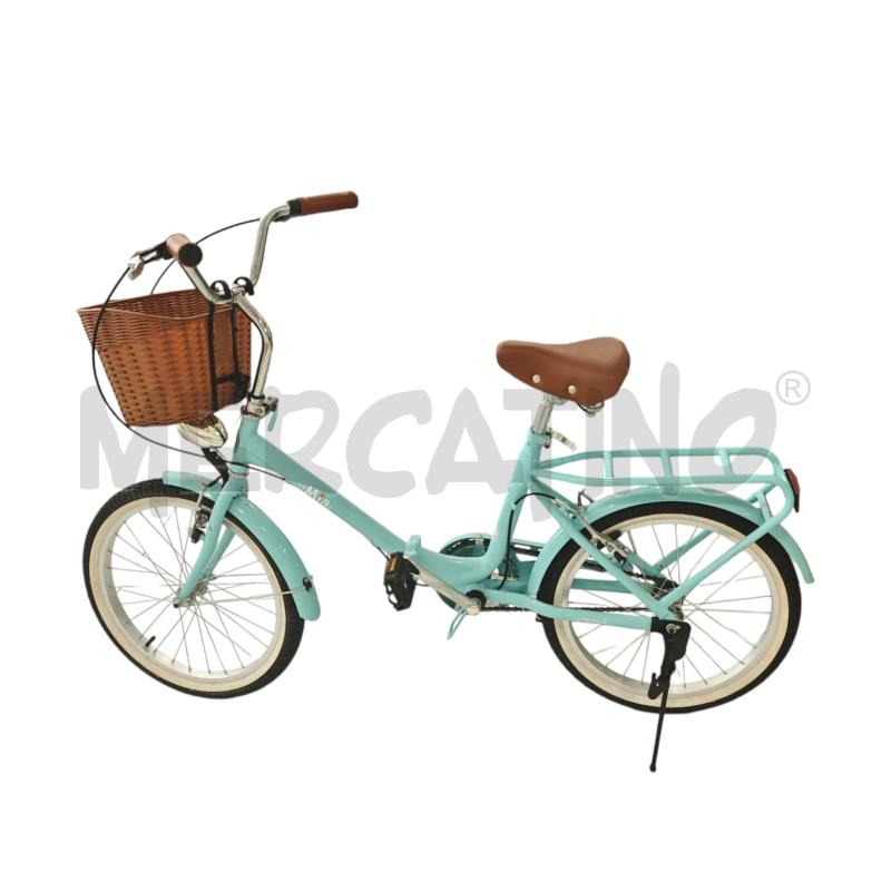 BICICLETTA LA MIA TURCHESE PIEGHEVOLE  | Mercatino dell'Usato Salerno fratte 1