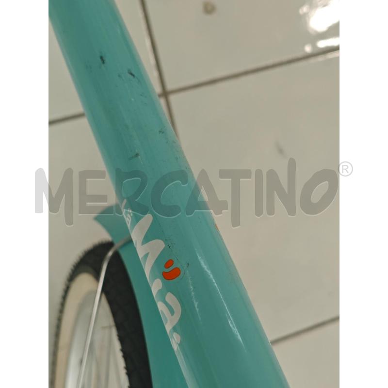 BICICLETTA LA MIA TURCHESE PIEGHEVOLE  | Mercatino dell'Usato Salerno fratte 3