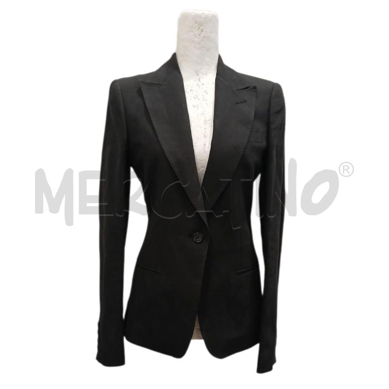 BLAZER DONNA LIU JO NERO MISTO LINO/COTONE | Mercatino dell'Usato Salerno fratte 1
