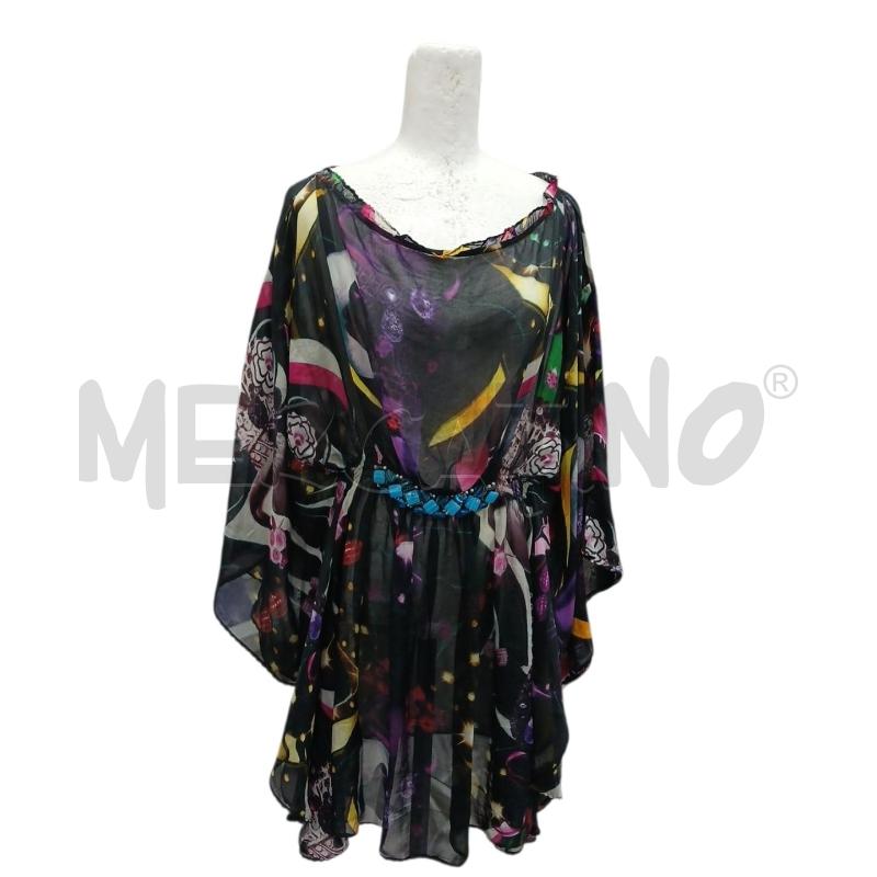 BLUSA CUSTO LOWXURY 100  SETA NERO FANT TG 2 | Mercatino dell'Usato Salerno fratte 1