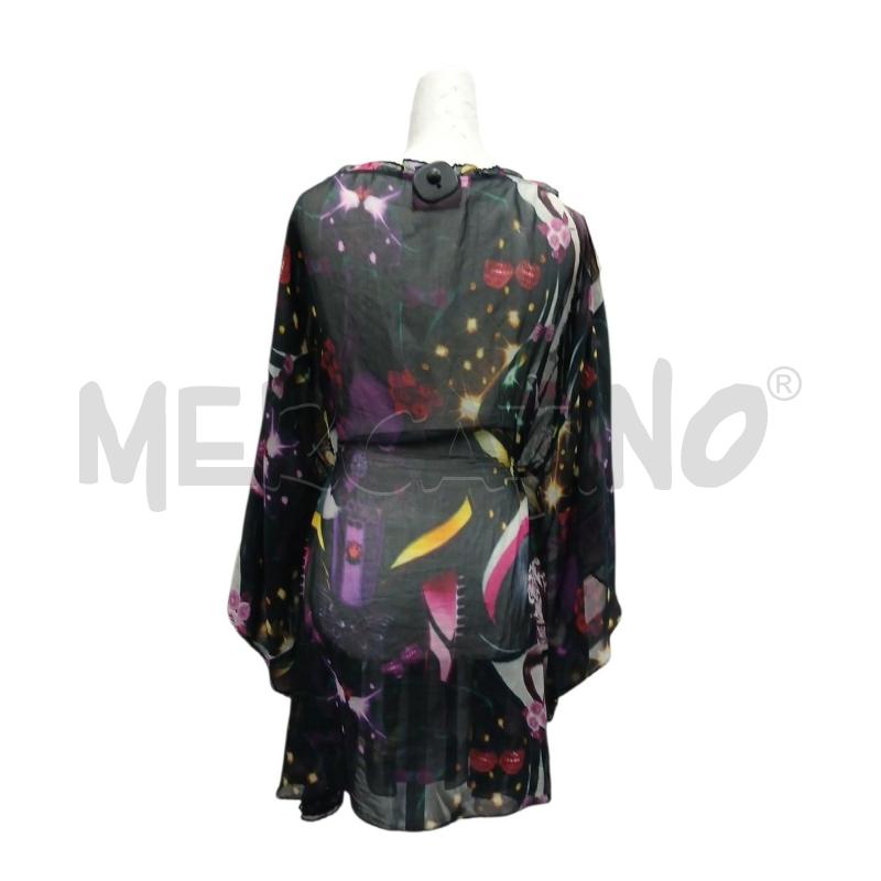 BLUSA CUSTO LOWXURY 100  SETA NERO FANT TG 2 | Mercatino dell'Usato Salerno fratte 2
