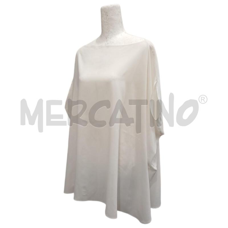 BLUSA DONNA ALESSANDRO LEGORA BIANCA AMPIA TG 46 | Mercatino dell'Usato Salerno fratte 1