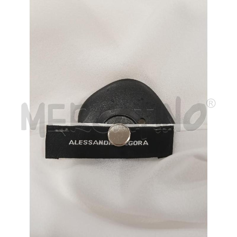 BLUSA DONNA ALESSANDRO LEGORA BIANCA AMPIA TG 46 | Mercatino dell'Usato Salerno fratte 3