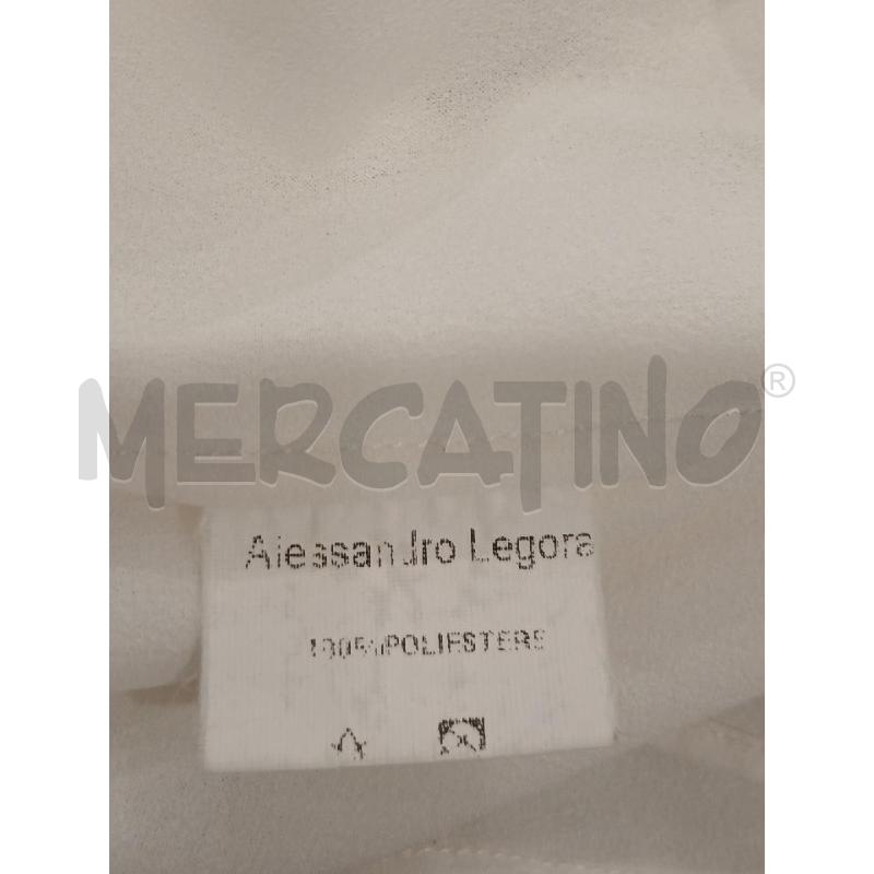 BLUSA DONNA ALESSANDRO LEGORA BIANCA AMPIA TG 46 | Mercatino dell'Usato Salerno fratte 4