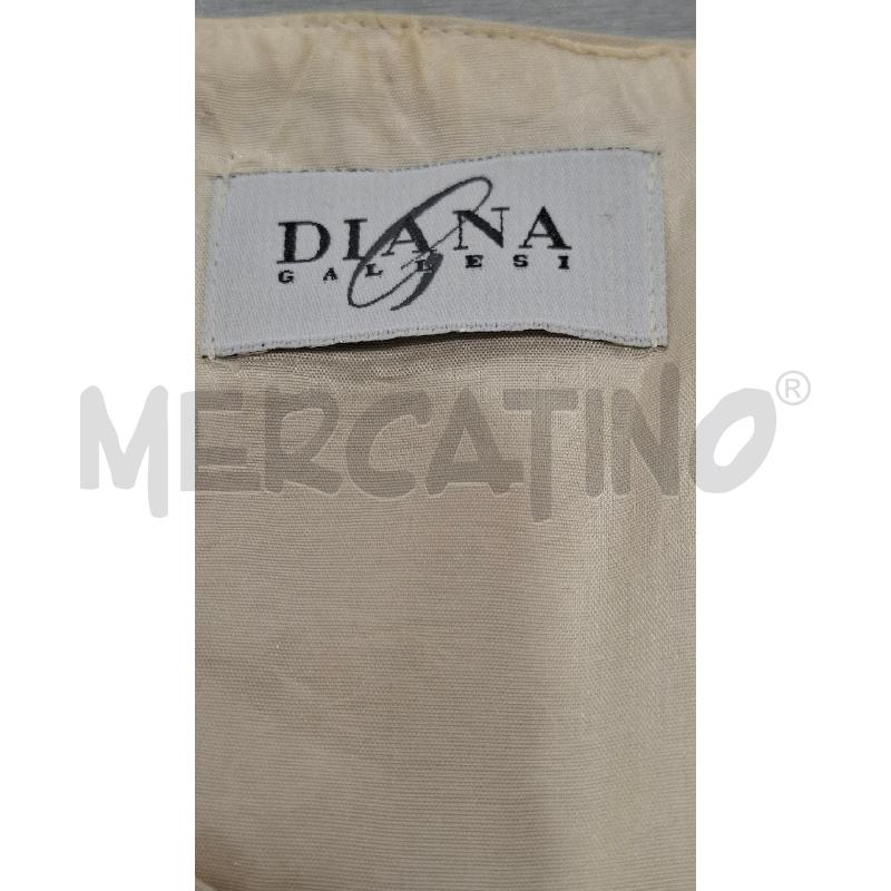 BLUSA DONNA DIANA GALLESI BEIGE TG 50 SMANICATA | Mercatino dell'Usato Salerno fratte 3