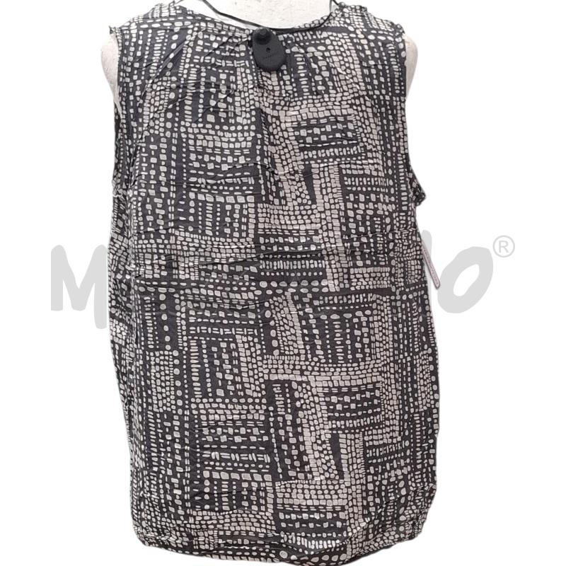 BLUSA DONNA S. OLIVER GRIGIA ANTR. FANT. ASTRATTA BIANCA | Mercatino dell'Usato Salerno fratte 2