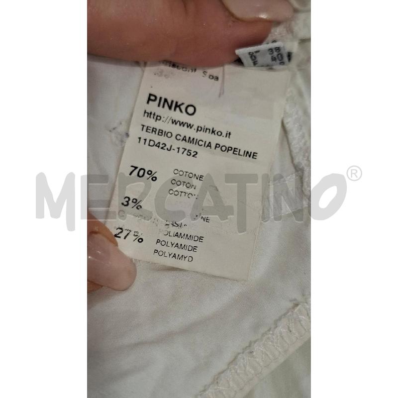 BODY DONNA PINKO BIANCO CHIUSURA A BOTTONI TG. 44 | Mercatino dell'Usato Salerno fratte 4