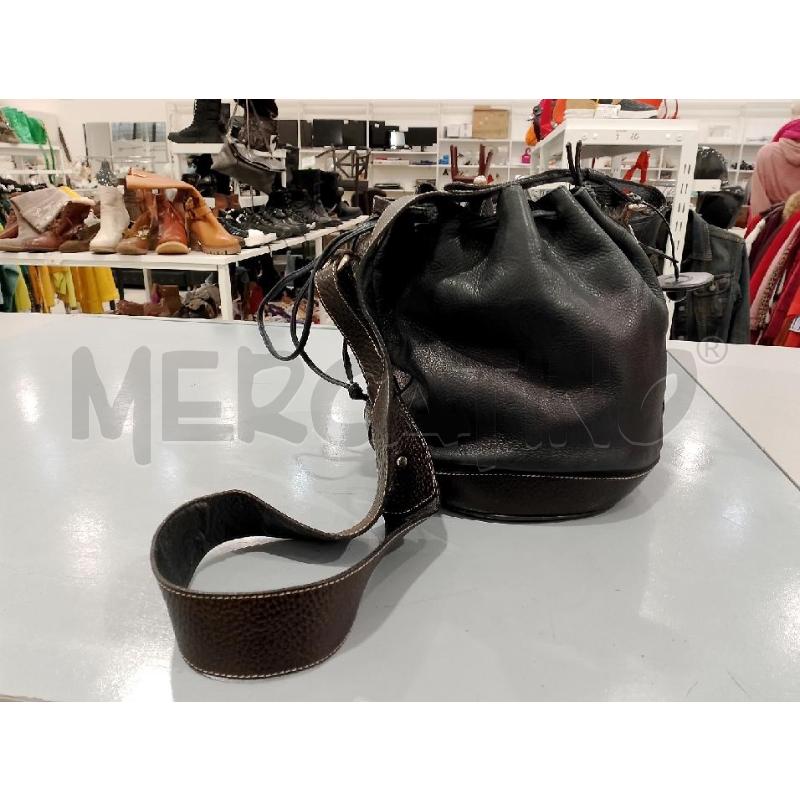 BORSA DONNA ANDREA MABIANI SECCHIELLO PELLE BLU | Mercatino dell'Usato Salerno fratte 2