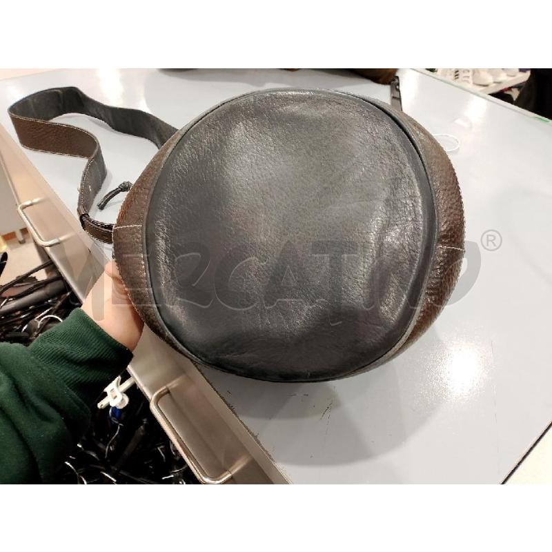 BORSA DONNA ANDREA MABIANI SECCHIELLO PELLE BLU | Mercatino dell'Usato Salerno fratte 3