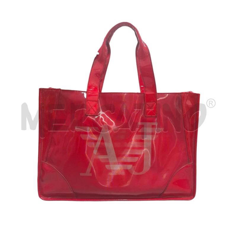 BORSA DONNA ARMANI JEANS ROSSA DA RIV  | Mercatino dell'Usato Salerno fratte 1