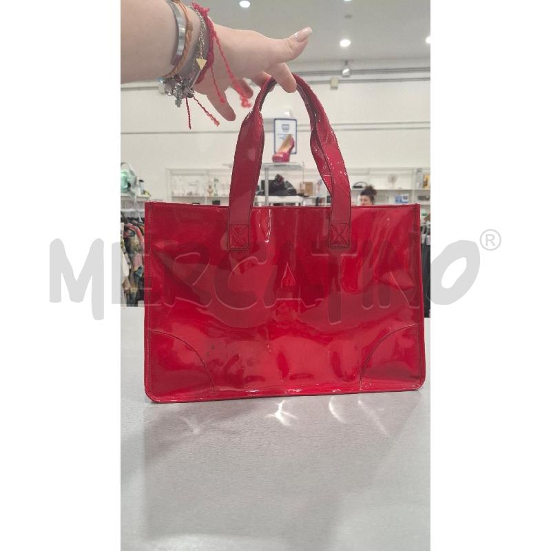 BORSA DONNA ARMANI JEANS ROSSA DA RIV  | Mercatino dell'Usato Salerno fratte 2
