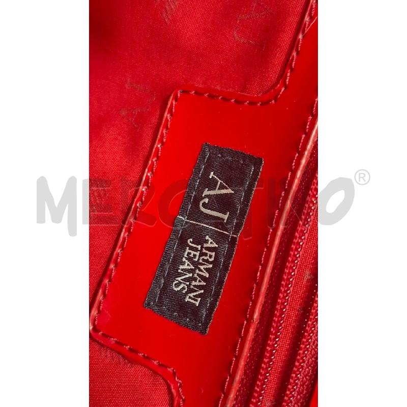BORSA DONNA ARMANI JEANS ROSSA DA RIV  | Mercatino dell'Usato Salerno fratte 3