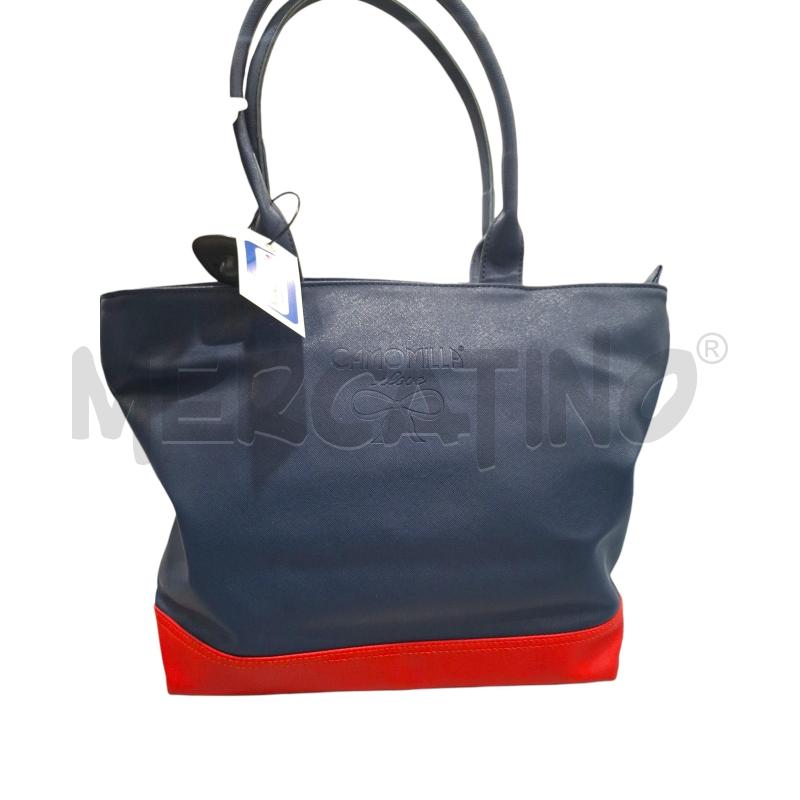 BORSA DONNA CAMOMILLA BLU NAVY  | Mercatino dell'Usato Salerno fratte 1
