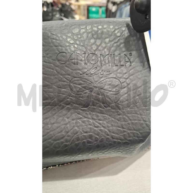 BORSA DONNA CAMOMILLA NERA FASCIA SOTTO EFF. PITONATO | Mercatino dell'Usato Salerno fratte 3