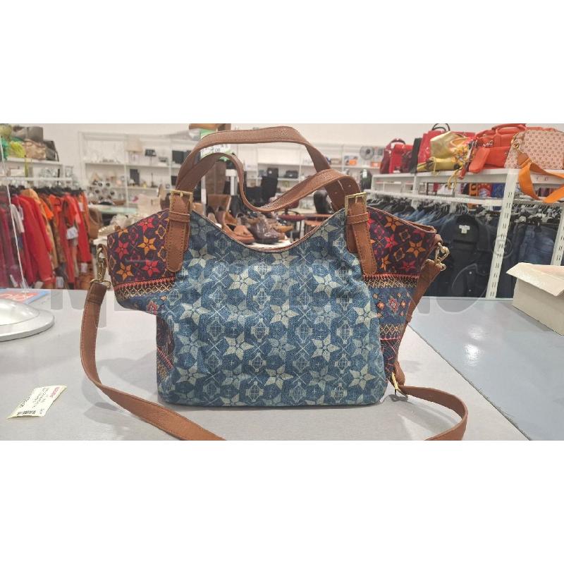 BORSA DONNA DESIGUAL FANT. AZZURRA GIALLA ROSSA | Mercatino dell'Usato Salerno fratte 2