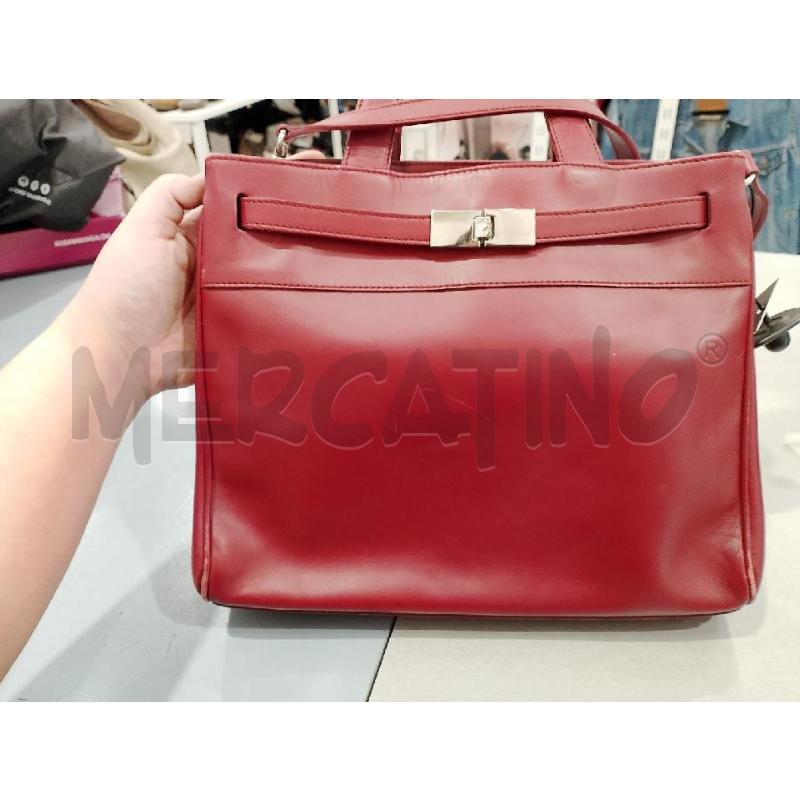 BORSA DONNA FURLA ROSSA DA RIV. | Mercatino dell'Usato Salerno fratte 2