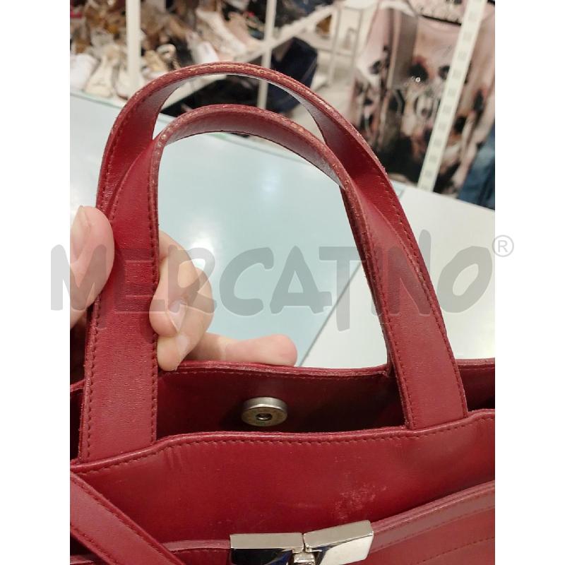 BORSA DONNA FURLA ROSSA DA RIV. | Mercatino dell'Usato Salerno fratte 5