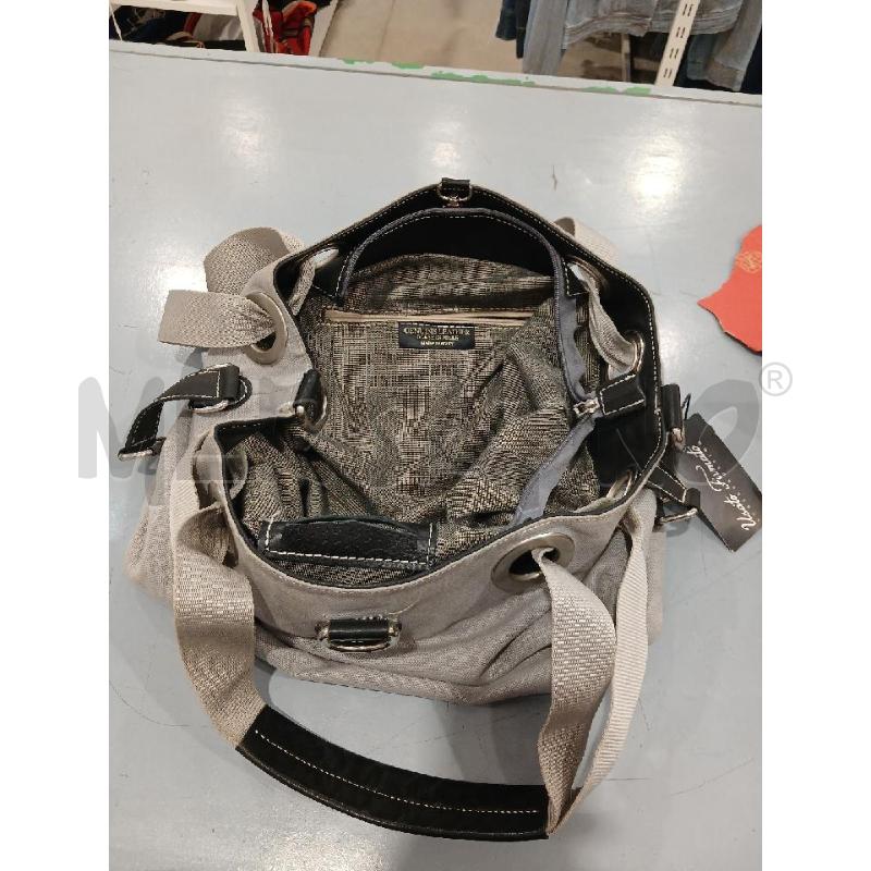 BORSA DONNA GENUINE LEATHER GRIGIA  | Mercatino dell'Usato Salerno fratte 5