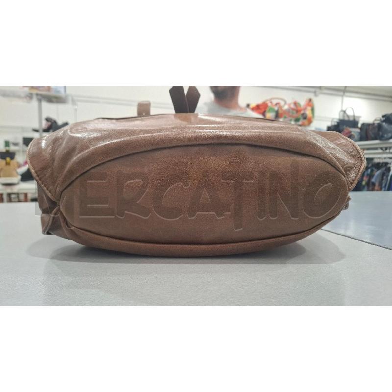 BORSA DONNA GENUINE LEATHER MARRONE | Mercatino dell'Usato Salerno fratte 3