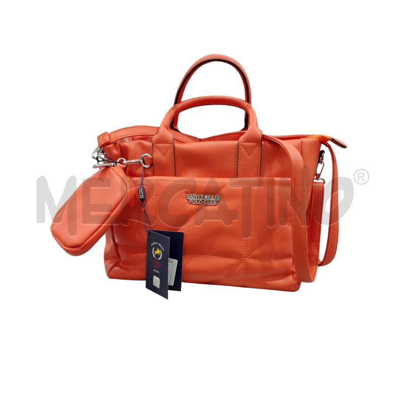 BORSA DONNA HARVEY MILLER POLO CLUB ARANCIO | Mercatino dell'Usato Salerno fratte 1