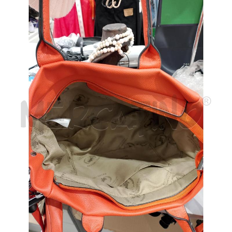 BORSA DONNA HARVEY MILLER POLO CLUB ARANCIO | Mercatino dell'Usato Salerno fratte 3