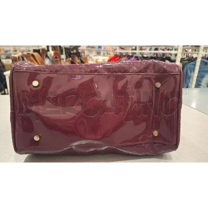 BORSA DONNA LIU JO BAULETTO VERNICE BORDEAUX | Mercatino dell'Usato Salerno fratte 2