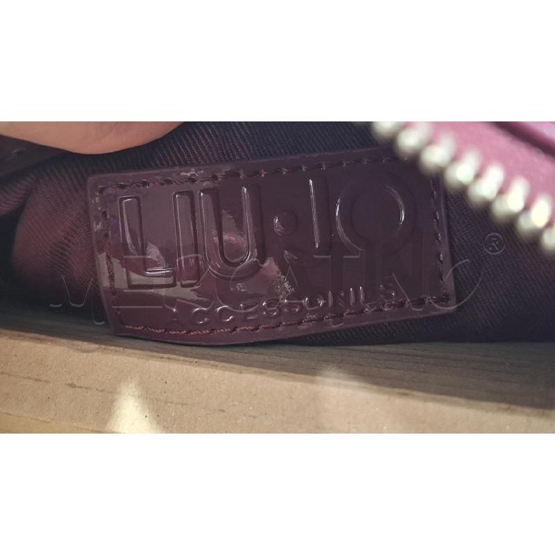 BORSA DONNA LIU JO BAULETTO VERNICE BORDEAUX | Mercatino dell'Usato Salerno fratte 3