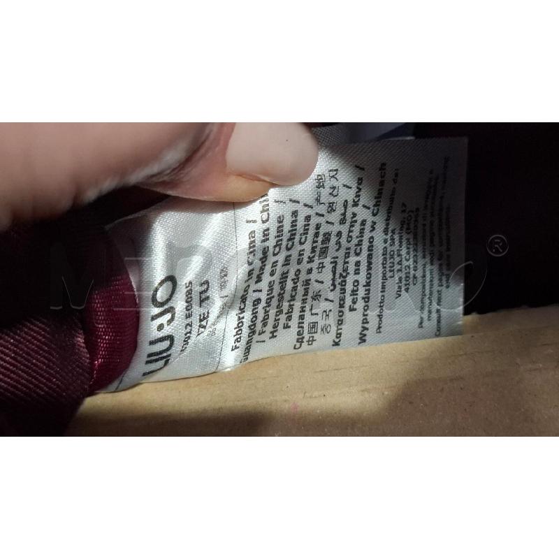 BORSA DONNA LIU JO BAULETTO VERNICE BORDEAUX | Mercatino dell'Usato Salerno fratte 4