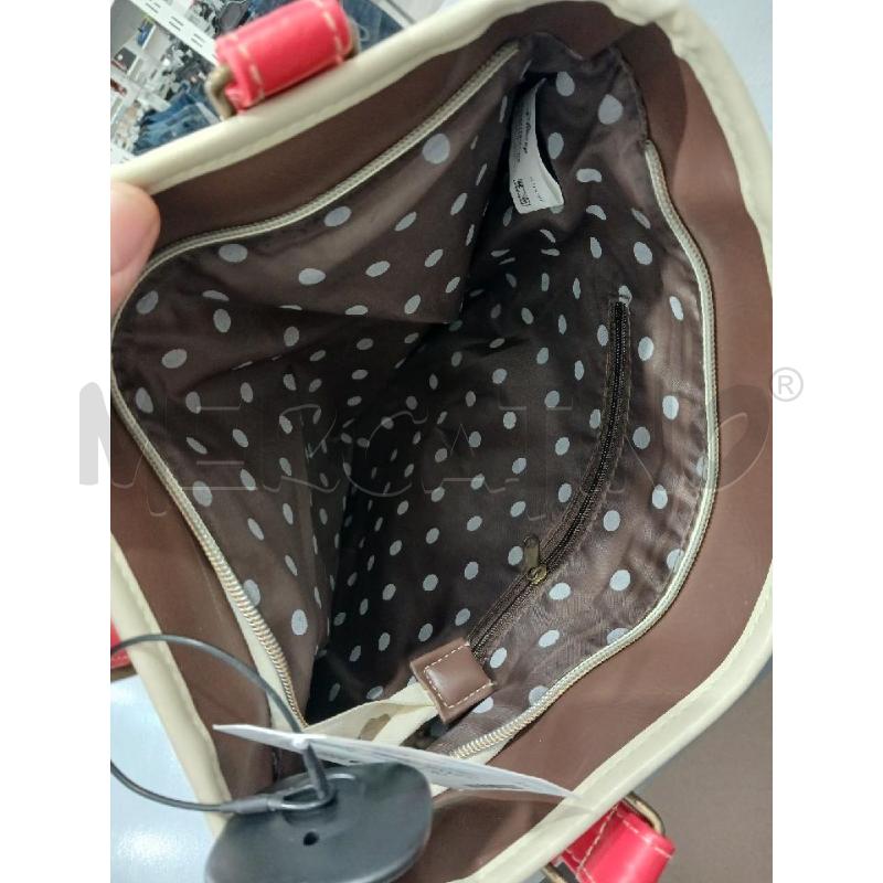BORSA DONNA MINNIE VINTAGE MARRONE ROSSA | Mercatino dell'Usato Salerno fratte 4
