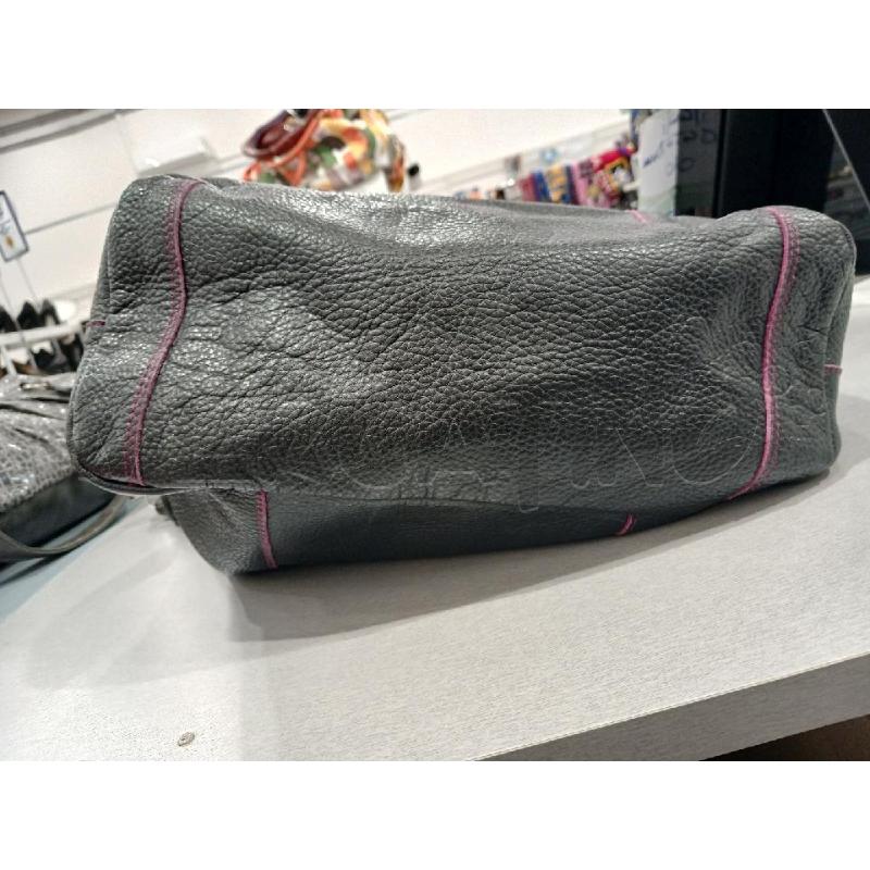 BORSA DONNA MY WALIT PELLE NERA RICH. FUCSIA | Mercatino dell'Usato Salerno fratte 3