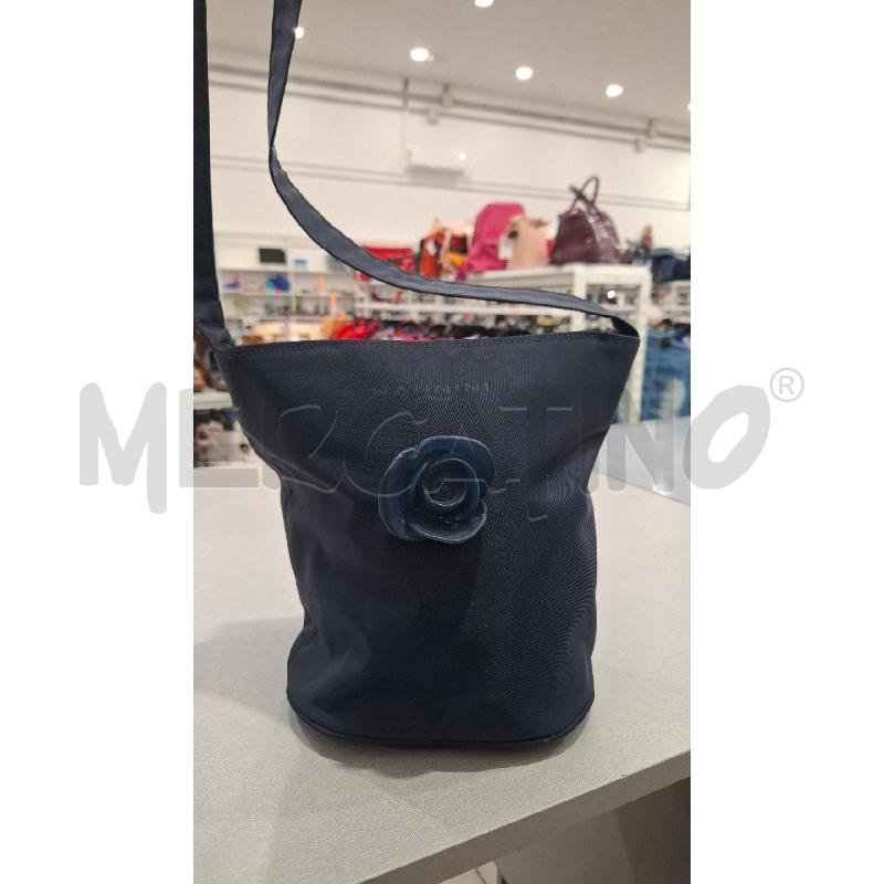 BORSA DONNA NANNINI BLU NAVY ROSA AVANTI | Mercatino dell'Usato Salerno fratte 4