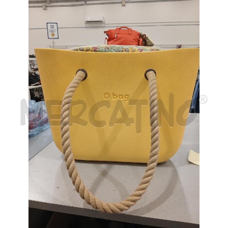 BORSA DONNA O BAG GIALLA MANIGI CORDA | Mercatino dell'Usato Salerno fratte 2