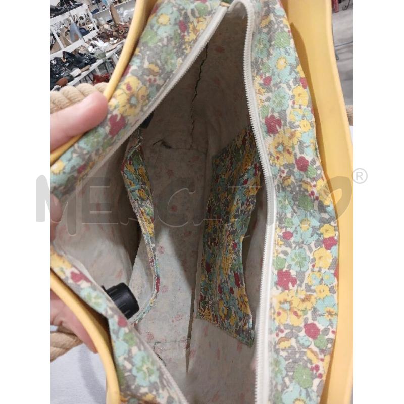 BORSA DONNA O BAG GIALLA MANIGI CORDA | Mercatino dell'Usato Salerno fratte 5