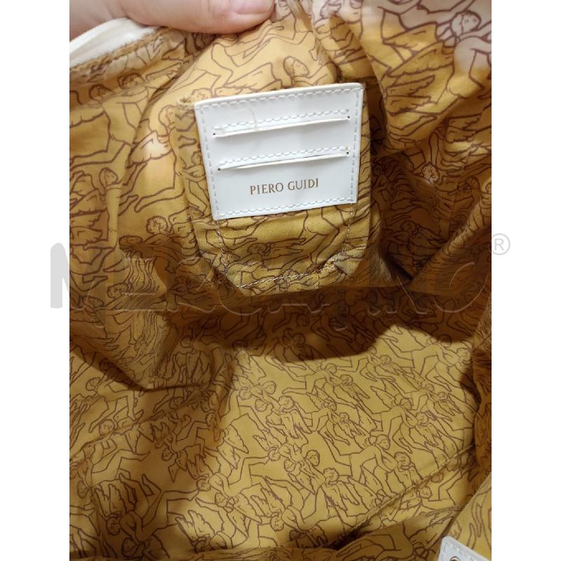 BORSA DONNA PIERO GUIDI CIRCUS BIANCA | Mercatino dell'Usato Salerno fratte 2