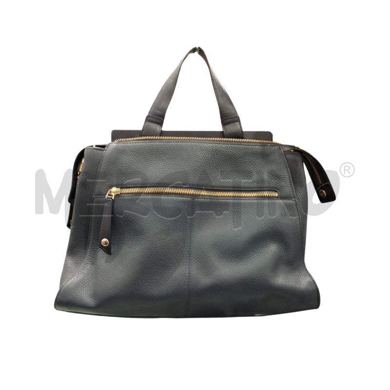 BORSA DONNA PIQUADRO BLU NAVY (MANCA TRACOLLA) | Mercatino dell'Usato Salerno fratte 2