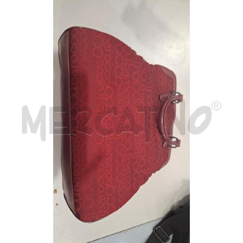 BORSA DONNA ROCCO BAROCCO ROSSA TESSUTO (NO TRACOLLA) | Mercatino dell'Usato Salerno fratte 3