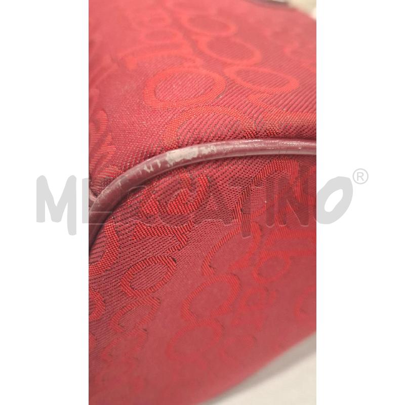 BORSA DONNA ROCCO BAROCCO ROSSA TESSUTO (NO TRACOLLA) | Mercatino dell'Usato Salerno fratte 5