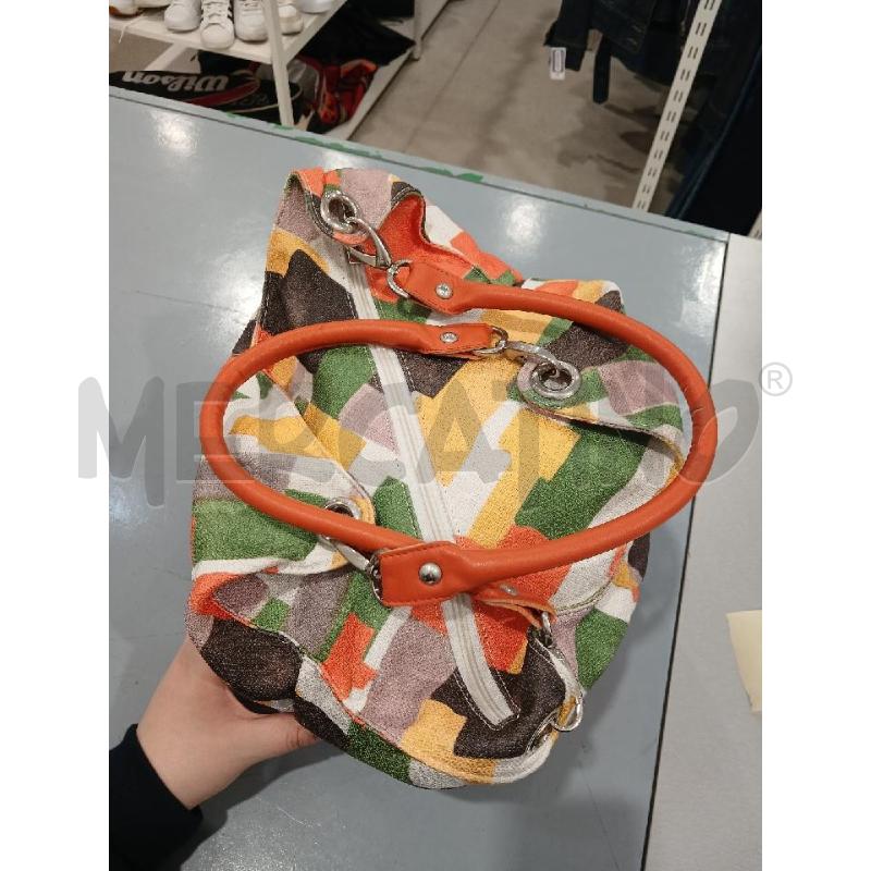 BORSA DONNA TERESA CAMBI FIRENZE TESSUTO MULTICOLOR | Mercatino dell'Usato Salerno fratte 3