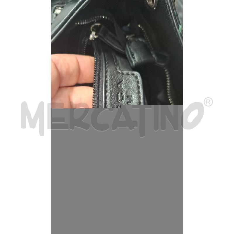 BORSA DONNA TOSCA BLU NERA PELLE | Mercatino dell'Usato Salerno fratte 4