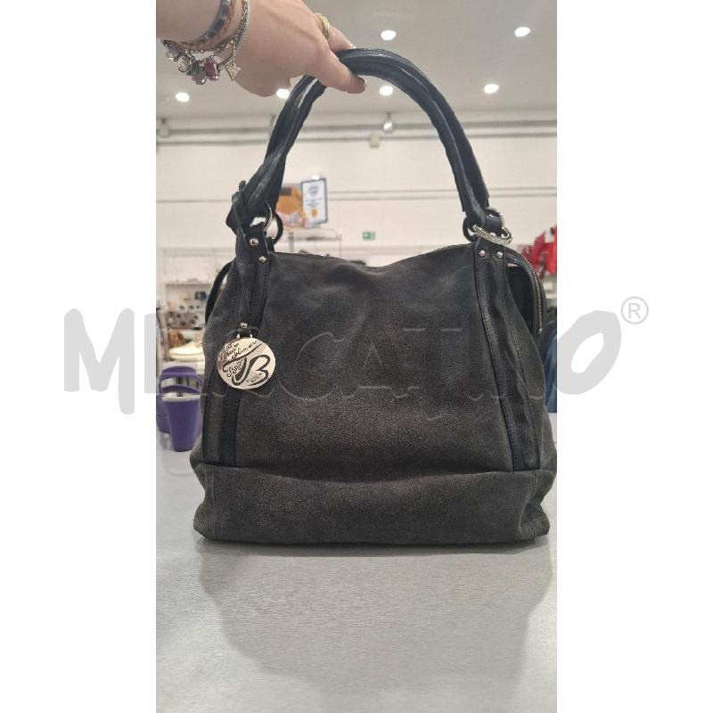 BORSA DONNA TOSCA BLU PELLE GRIGIO ANTRACITE | Mercatino dell'Usato Salerno fratte 2